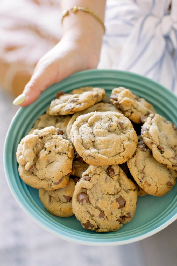 Indulge in the most delectable one-bowl chocolate chip cookies you'll ever taste! What's even better? They're a breeze to make and result in minimal cleanup.