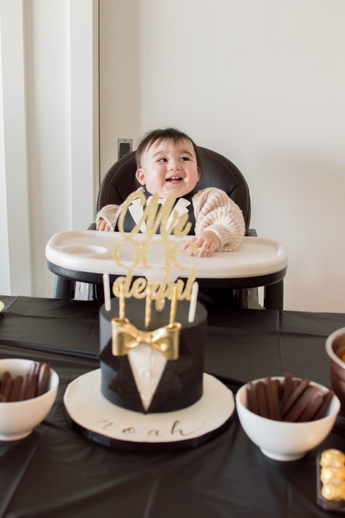 A dapper Mr. Onederful cake to celebrate a very special first birthday!