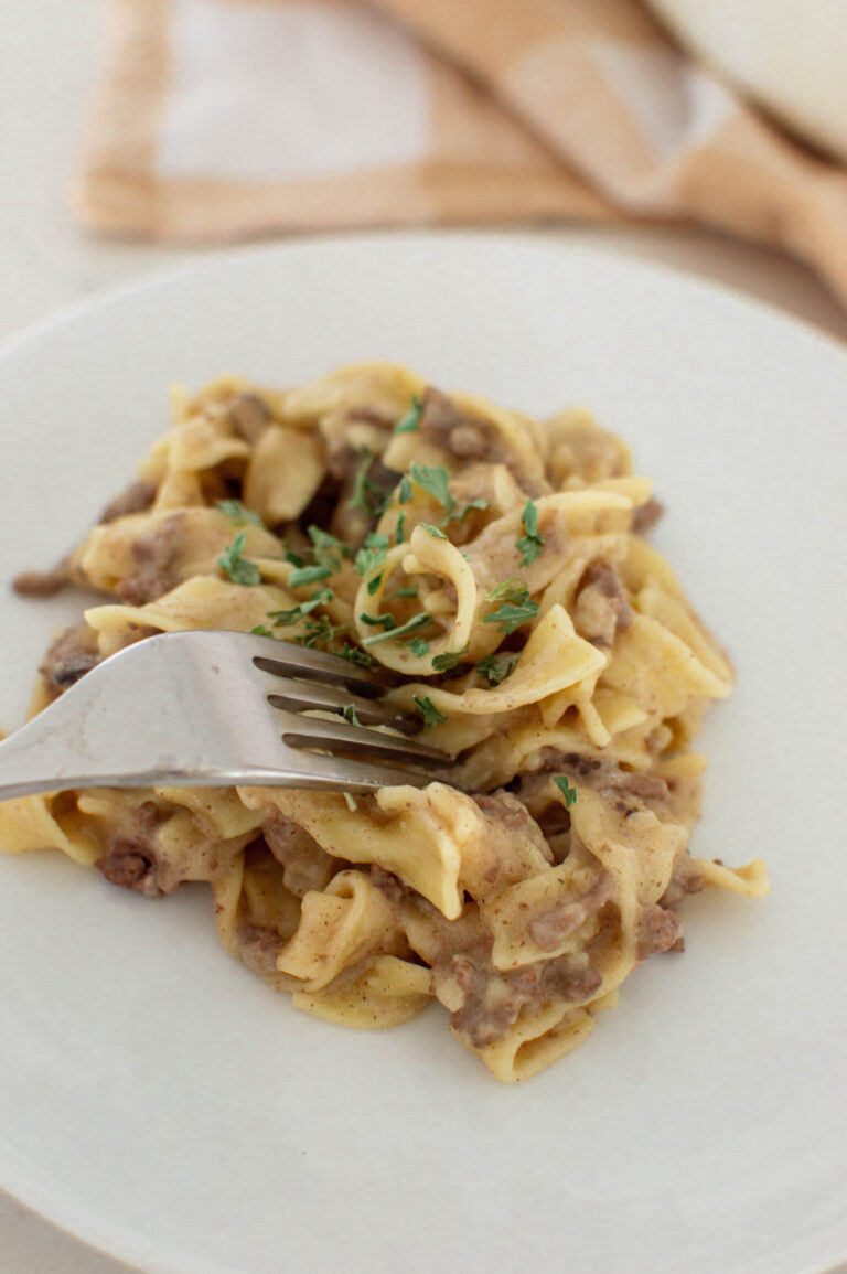 One-Pot Beef Stroganoff