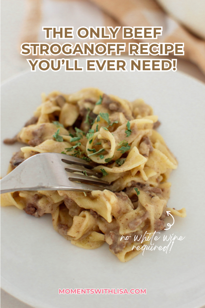 This one pot beef stroganoff is made straight in a Dutch oven, meaning minimal mess and more time for the important stuff in life!