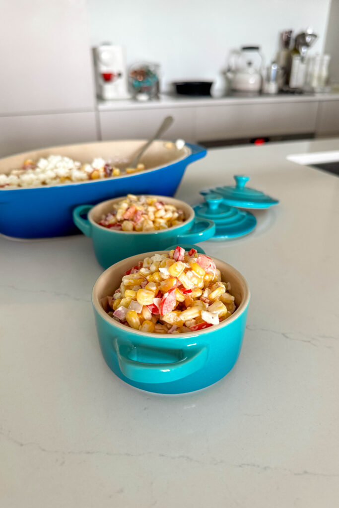 Craving a taste of summer? Try this easy-to-make Charred Corn Salad recipe! No grill needed - just your stovetop!