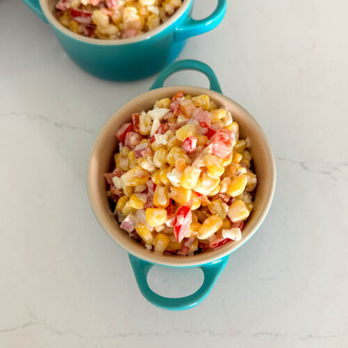 Vibrant, flavorful, and oh-so-simple to make - our Charred Corn Salad is a rainbow on a plate! Brighten up your summer gatherings with this colorful and delicious dish that's sure to be a hit with everyone.