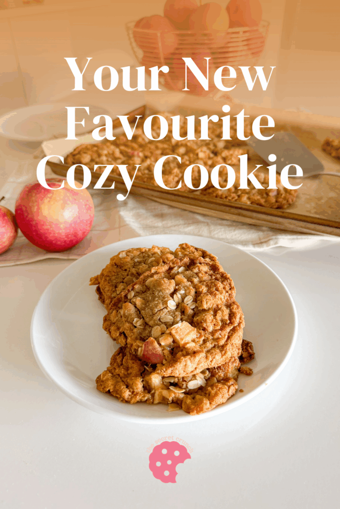 These Apple Crumble Cookies combine soft cinnamon-spiced dough with a buttery crumble topping: just like your favorite fall dessert, in cookie form!