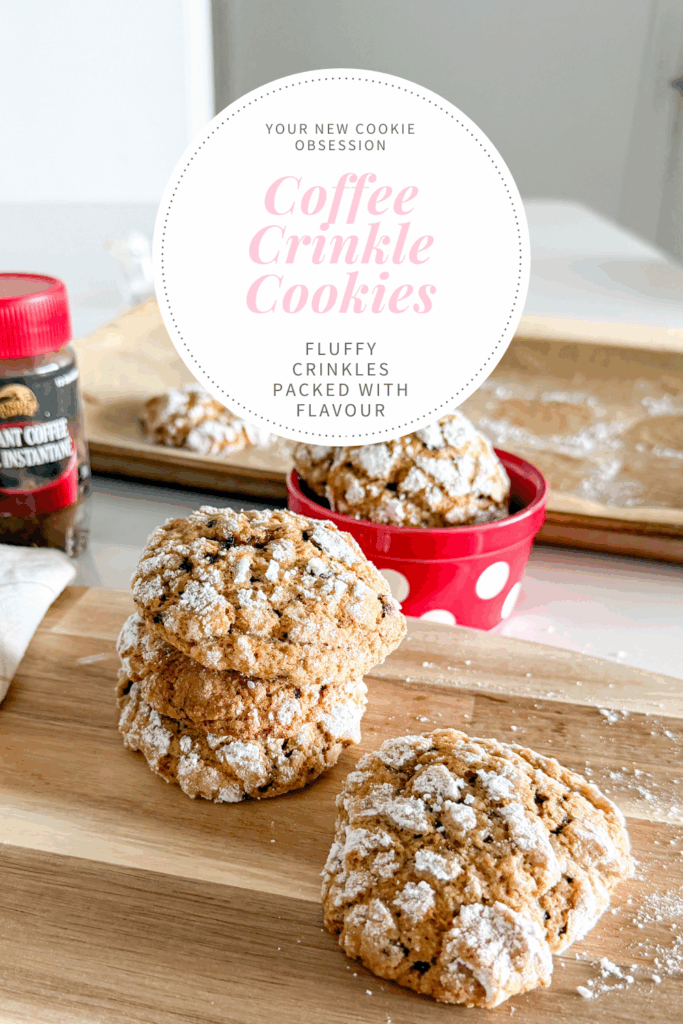 Try these fluffy Coffee Crinkle Cookies made with instant coffee and rolled in both granulated and powdered sugar for that classic crinkle look. Light, airy, and surprisingly easy to bake, they’re the perfect treat for anyone who loves coffee desserts. Get the beginner-friendly recipe plus baking tips on The Secret Crunch.