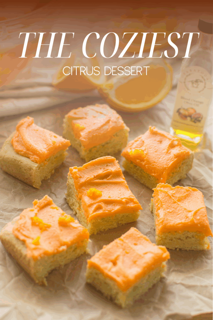 These Orange Creamsicle Cookie Bars are soft, buttery, and topped with creamy orange buttercream frosting. The perfect easy citrus dessert for spring, summer, brunches, or cozy weekends at home.