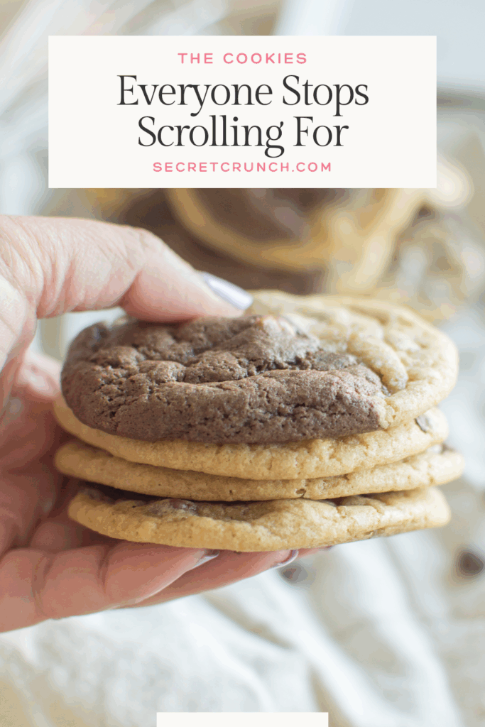 These easy marbled chocolate chip cookies combine two cookie doughs into one bakery-style cookie. Soft centers, crisp edges, chocolate chips, and the cutest half and half look make these cookies perfect for parties, bake sales, or cozy weekends at home.