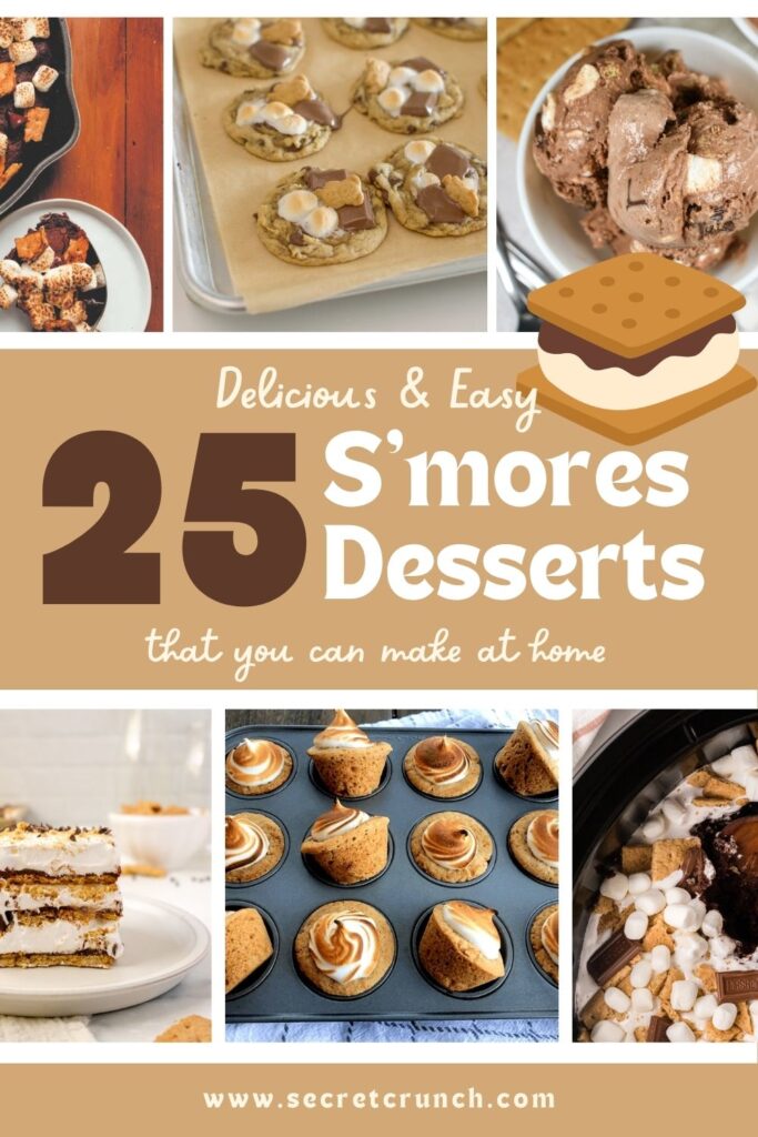 From soft S'mores Cookies and gooey brownies to cheesecakes, bars, and more, these are the best s'mores desserts to make this summer. Save this roundup for your next sweet craving!