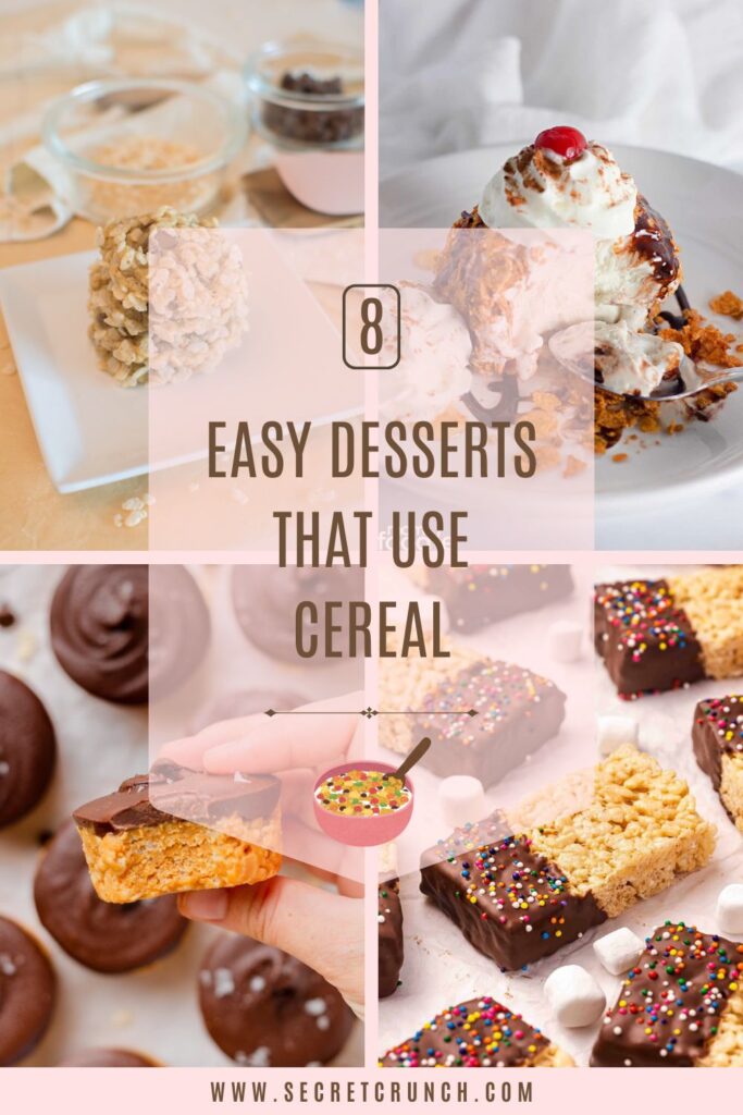 Turn your favorite breakfast cereal into delicious cookies, cakes, bars, macarons, and more with these easy cereal dessert recipes.
