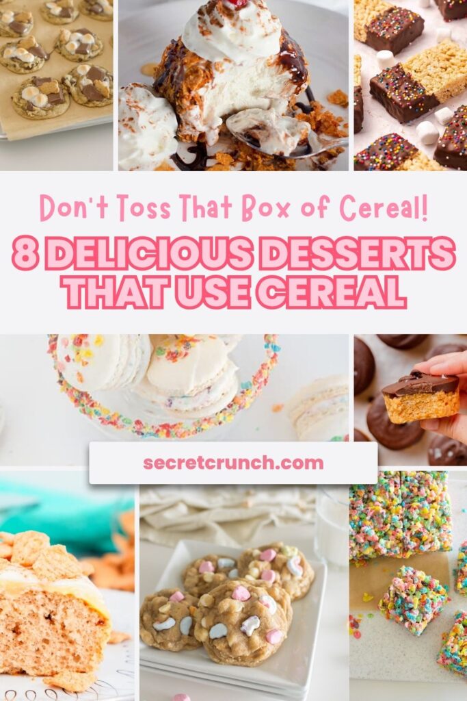 Looking for creative dessert ideas? These easy recipes transform everyday cereals into irresistible cookies, cakes, treats, and more.